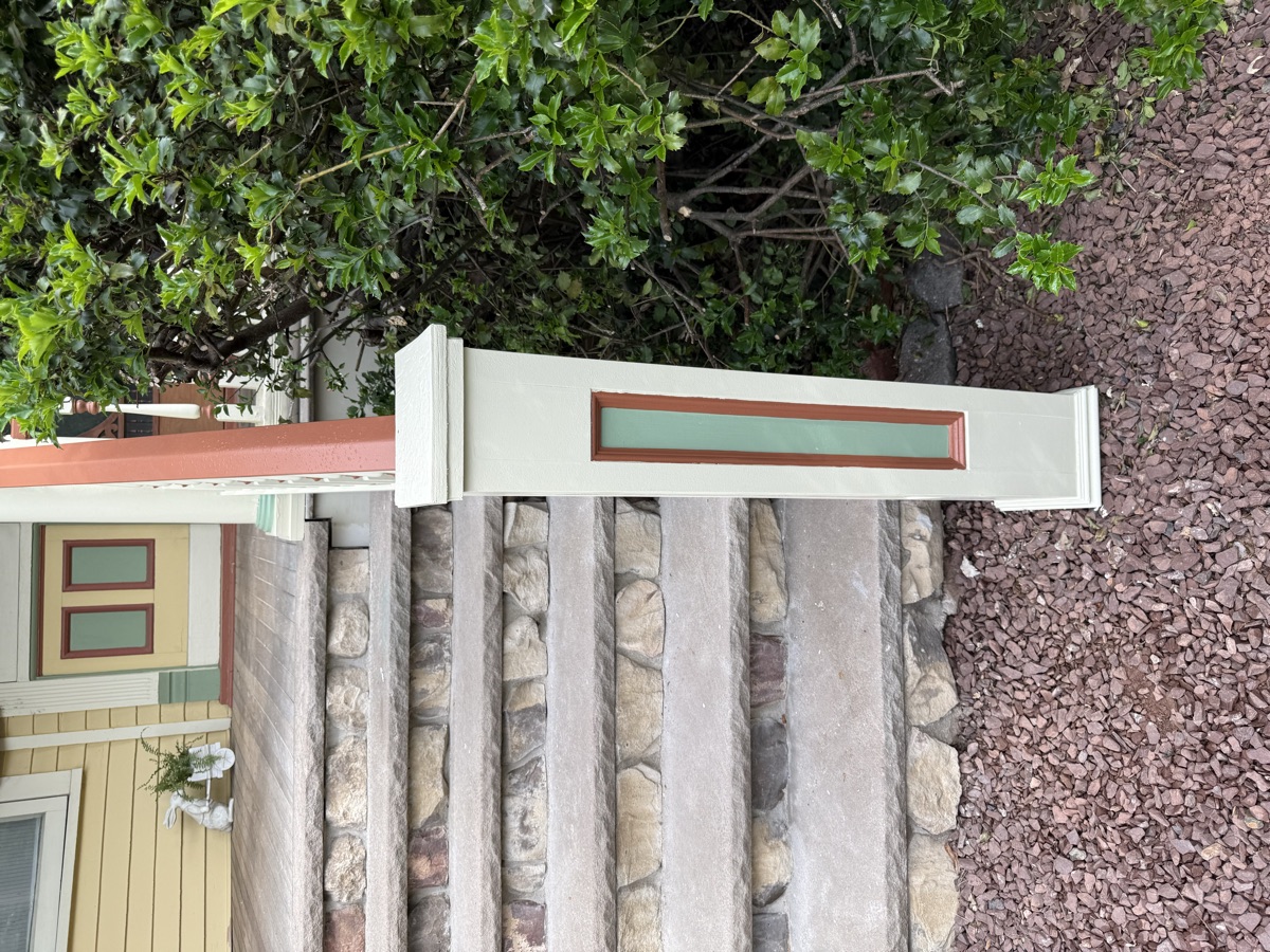 Craftsman porch column and railing restoration